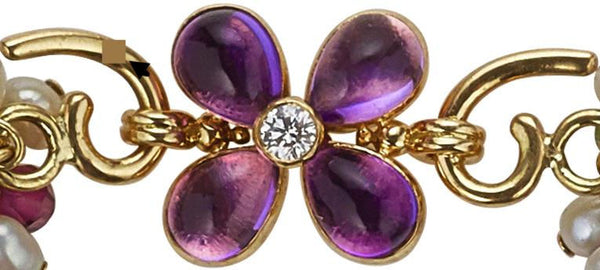 Frutti D'Oro Necklace by Tina Ashmore Luxury Jewelry Signature Clasp