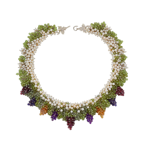 The Summer Harvest Grape Necklace